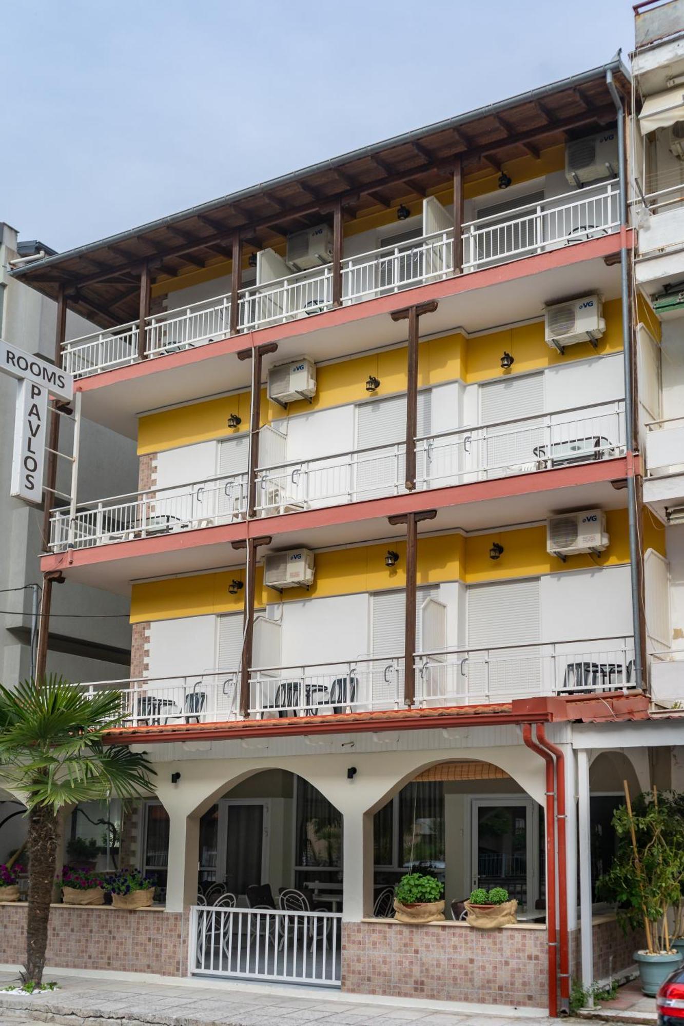 Hotel Pavlos Paralía Buitenkant foto
